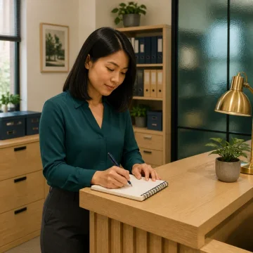 a notepad